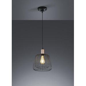 TRIO SANNA - Hanglamp - Zwart - excl. 1x E27 60W