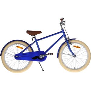 AMIGO Mister Jongensfiets 20 Inch - Kinderfiets voor 6 tot 8 Jaar - 110-125 cm - Blauw