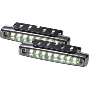 AutoStyle Set universele DRL dagrijdlampen 112x24x38mm (BxHxD) (incl. E-Keur)