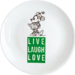 Disney Egan Gebaksbordje Minnie Mouse Live Laugh Love 19cm