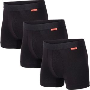 Undiemeister Boxershort multipack - Boxershort heren - Ondergoed - Gemaakt van Mellowood - Onderbroek mannen - Boxer briefs - Volcano Ash (Zwart) - 3-Pack - 3XL