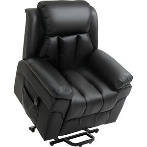 HOMCOM Elektrische opstastoel tv-stoel relaxstoel stoel opstahulp CN-SFDU-19KB