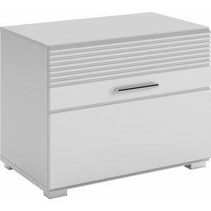 LINUS Bench - Wit Schoenenrek - Ingangsmeubilair - Opbergruimte - 60cm x 47cm x 37cm