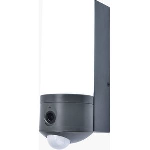 LUTEC Connect POLLUX - Slimme LED Wandlamp met camera en sensor voor buiten - Donkergrijs
