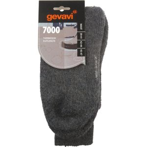 Gevavi - 7000 Thermosokken - Lange Sokken - Donkergrijs - Maat 42/44