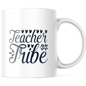 Mok Teacher Tribe | Juf Bedankt Cadeau | Meester Bedankt Cadeau | Leerkracht Bedankt Cadeau | Einde schooljaar Bedankt Cadeau