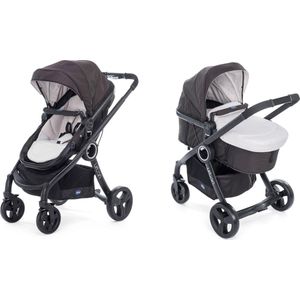 BabyLux® Kinderwagen 3in1 Set ROSSO, Opvouwbare Lichtgewicht