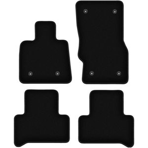 BASIC zwarte veloursmatten voor: Alfa Romeo Stelvio Q4 (4WD) 4x4 SUV (2017-)