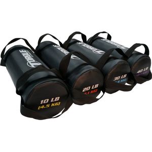Powerbag voordeelpakket - Torque USA - 4 powerbags van 5 kg t/m 20 kg - Sandbag - Fitnessbag