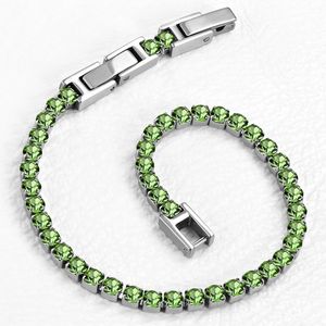 Montebello Armband Catinca Green - 316L Staal - 3mm - 18+3cm