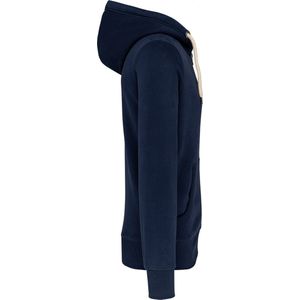Kariban Vintage herensweater met rits en capuchon KV2306 - Vintage Navy - XL