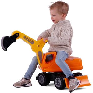 Cavallino Mega Graafmachine Loopauto Oranje, 79cm