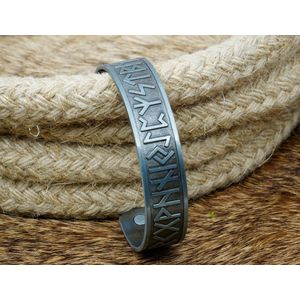 [Two Ravens] Verstelbare Viking Armband - Runen Armband - Armring - Viking Sieraden - Runen - Asatru - Noorse Mythologie