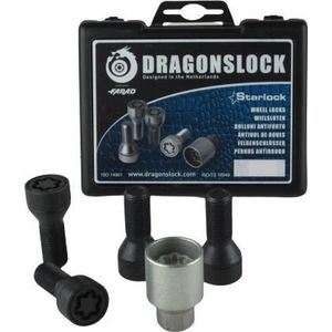 Dragonslock Velgenslot - Wielslot Set Mini Paceman Vanaf 2012 - Verzinkt - Zwart Gecoat - Beste Keus