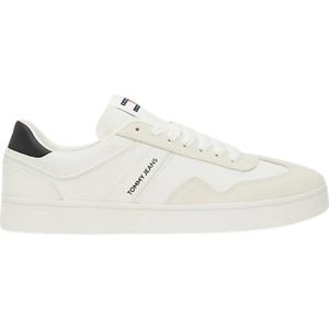 Tommy Hilfiger Leather Retro Sneakers Suede - Wit - Maat 41