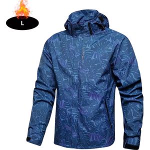 Bovista Windjas Heren - Parka - Lente & Herfst - Jas - Volwassen - Windjack - Windbreaker - Outdoor - Blauw - XL