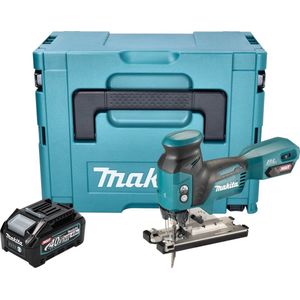Makita JV 001 GM101 Accu decoupeerzaag 40 V max. 135 mm borstelloos + 1x oplaadbare accu 4.0 Ah + Makpac - zonder oplader