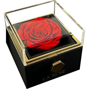 LA ROSE Luxe Sieradendoos - Opbergdoos met Roos - Elegant Juwelendoos - Sieradenhouder - Sieradendoos voor Volwassenen - Sieradendoos Meisjes