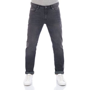 DENIMFY Heren Jeans Broeken DFMiro regular/straight Fit Grijs Volwassenen Denim Jeansbroek