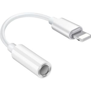 Apple Lightning naar Jack - Splitter Iphone - Koptelefoon - Lightning Adapter iPhone - Lightening naar 3,5 mm Jack Audio Aansluiting Adapter