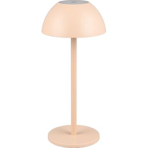 LED Tafellamp - Torna Rado - 1.7W - Warm Wit 3000K - Oplaadbare batterijen - Taupe - Kunststof