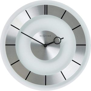 Wandklok NeXtime dia. 31 cm, glas, Retro NE-2790