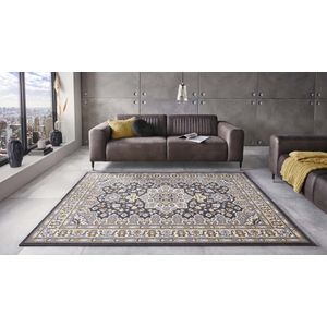 Perzisch tapijt Parun Täbriz - donkergrijs/geel 200x290 cm