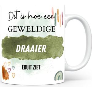 Mok bedrukken met beroep Draaier