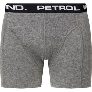 Petrol Industries - Heren 3-pack Boxershorts Grijs - Grijs - Maat XXL