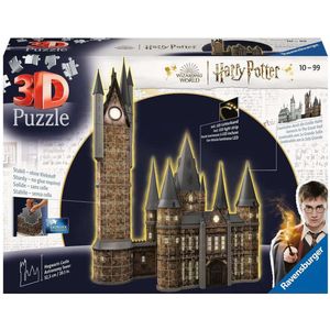 Ravensburger Harry Potter - Hogwarts Castle: Astronomy Tower Night Edition (626 Pieces) 3D Puzzel
