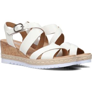 Gabor 832 Sandalen - Met Sleehak - Dames - Wit - Maat 42,5