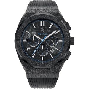 Paul Rich Limited Motorsport LMS01-R Frosted Carbon Blue Rubber horloge