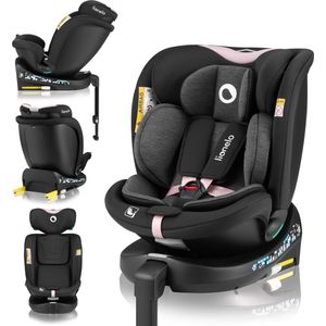 Lionelo Navy - i-Size Autostoeltje - Draaibare - 360° EasyTurn - ISOFIX 40-150cm - Groep 0-1-2-3