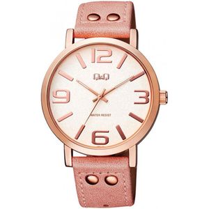 Mooi roze horloge van het merk Q&Q Q892J312Y