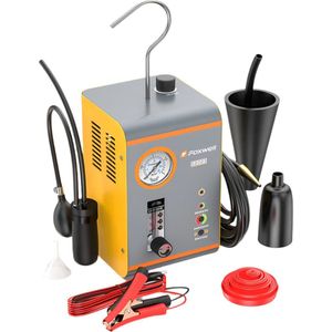 Automobiele Rookmachine - Ingebouwde Luchtpomp - EVAP - Vacuümlekdetector - Rooklekdetector voor Auto's - Dubbele Diagnosetool voor Lekkage in Autoleidingen - Autos Pipe Systems Rooklekdetector - Grijs