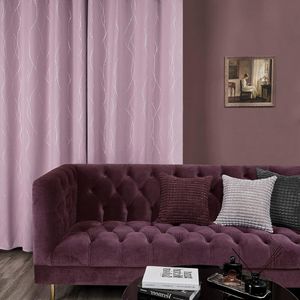 Stijlvolle Verduisterende Gordijnen Met Unieke Puntjes En Lijnen Design
