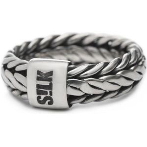 SILK Jewellery - Zilveren Ring - Zipp - 341.19 - Maat 19