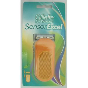 Gillette Sensor excel for women scheerhouder + 1 scheermesje