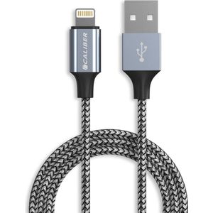 iPhone kabel geschikt voor Apple iPhone - Lightning naar USB Kabel - iPhone oplader kabel - Sterke Nylon Oplaadkabel - Geschikt voor Apple iPhone & iPad - Data en Laden (CL-UL)