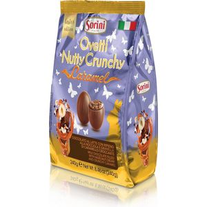 Sorini Paas Chocolade - Melk Nutty Crunch Eitjes - 240 Gram