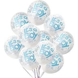 10 transparante ballonnen It's a Boy - ballon - it's a boy - babyshower - genderreveal - geboorte - zwanger - baby