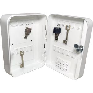 Stalen Sleutel key box kast sleutelkluisje voor 20 sleutels sleutelkast met slot
