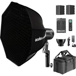 Godox ML60 60 W LED-videolamp met Softbox en Afstandsbediening