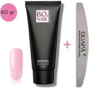 GUAPÀ® Polygel | Polygel Kit | Babyboom Pink 60 gr | Polygel Nagels Starterspakket | Polygel Kleuren | Nagels