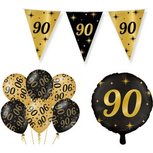 Classy Party 90 jaar verjaardag versiering pakket