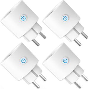 Slimme Stekker met Stroomverbruikmeter - Smart Plug 16A Compatibel met Alexa en Google Home