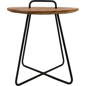 Bijzettafel Madison - teak/ijzer