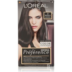 L'Oréal Paris Préférence Récital Haarverf - 3 Brasil - 3 stuks voordeelverpakking