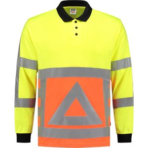 Tricorp poloshirt verkeersregelaar - 203002 - fluor geel / fluor oranje - maat XS