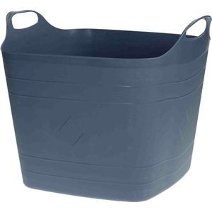 Bathroom Solutions Kuip - flexibel - emmer/wasmand - blauw - 40 liter